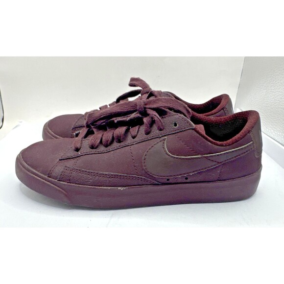 Nike Boys Girls  AA3987 600 Canvas Rare Triple Purple Burgundy Reflectors 5.5 - Picture 2 of 10